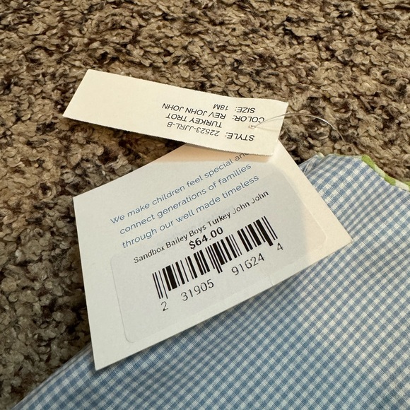 Boys size 18mo reversible Jon Jon - Picture 6 of 6